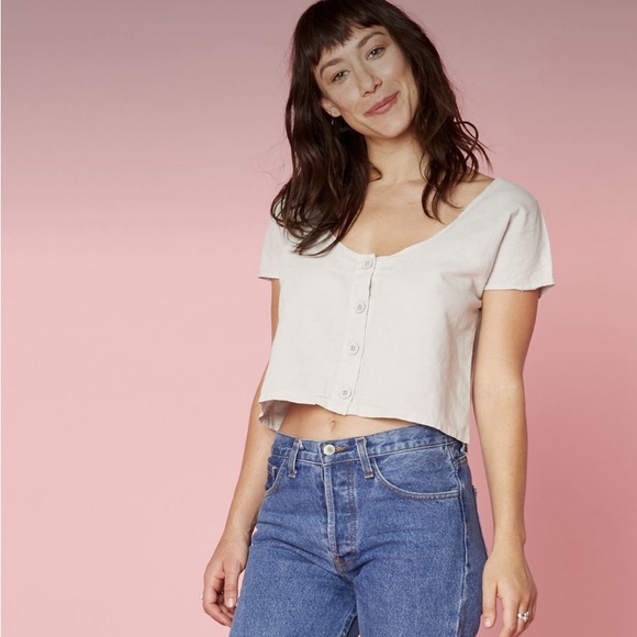 LACAUSA reversible blouse 🤎🧡 - Picture 4 of 5